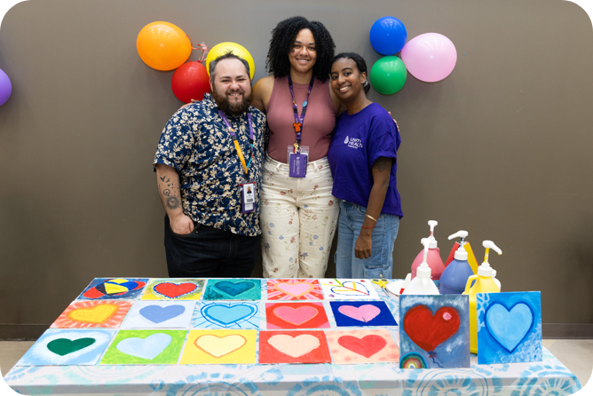 Pride celebrations were in full swing this month, including our Paint with Pride event at Providence