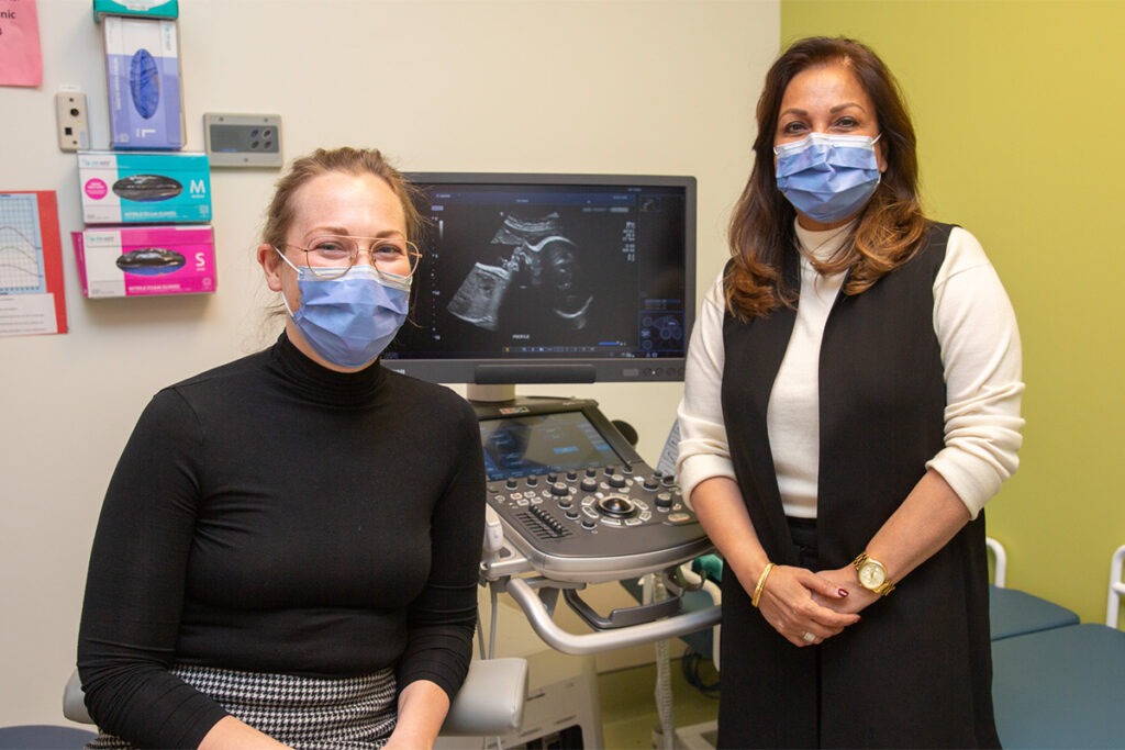 Dr. Marie Buitendyk and Dr. Sybil Judah