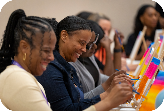 As part of Black History Month, staff came together at Providence Healthcare for a workshop celebrating creativity, culture and community