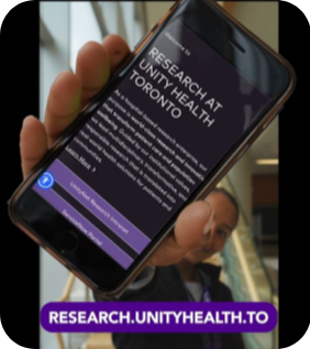 Check out our newly redesigned research website at research.unityhealth.to!